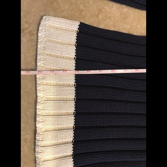 RALPH LAUREN Polo Jeans Co. Flag Sweater Tagged XL Missized ? Seems M - Picture 8 of 9